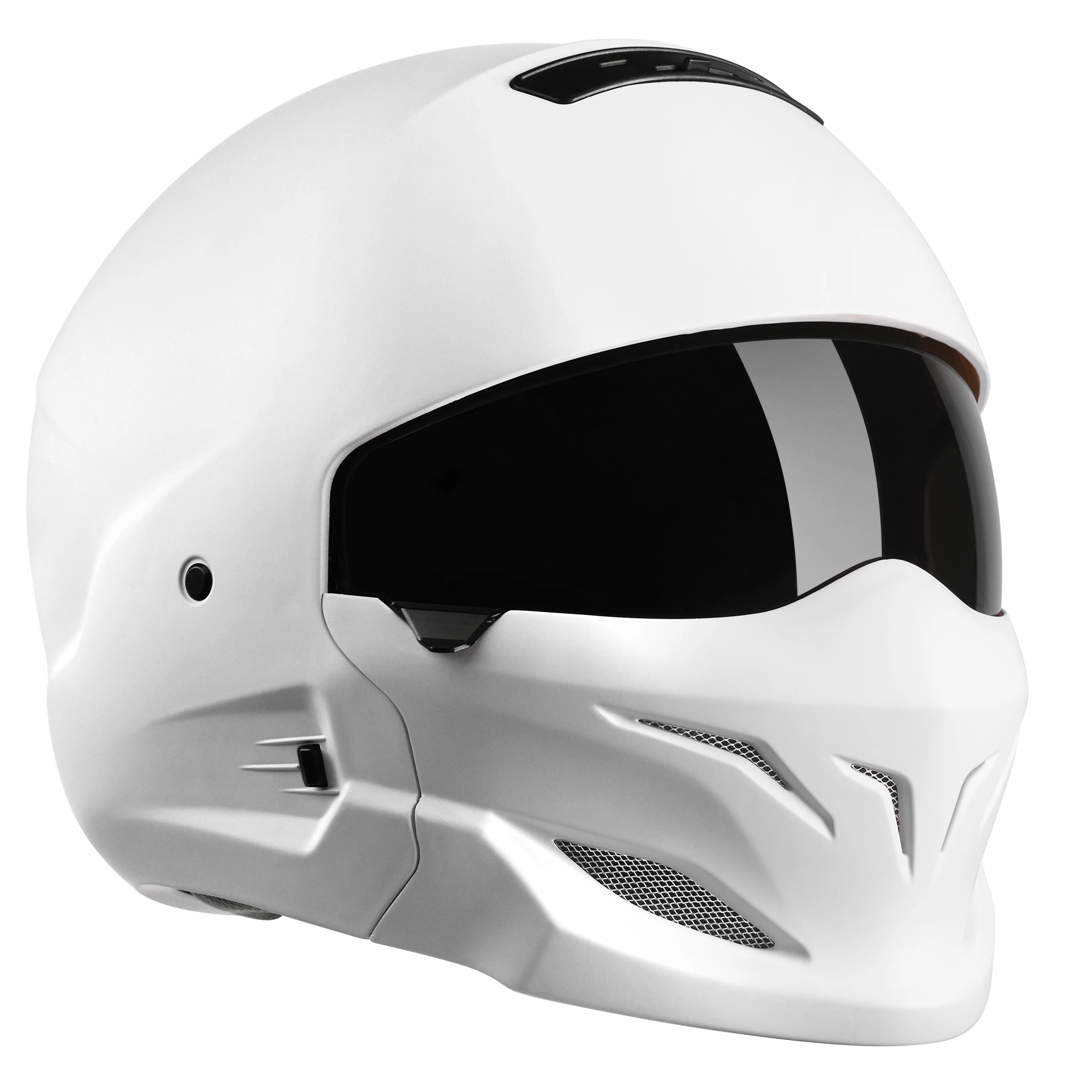Solar Full Face Helmet - Half Face - With Visor - Image 5