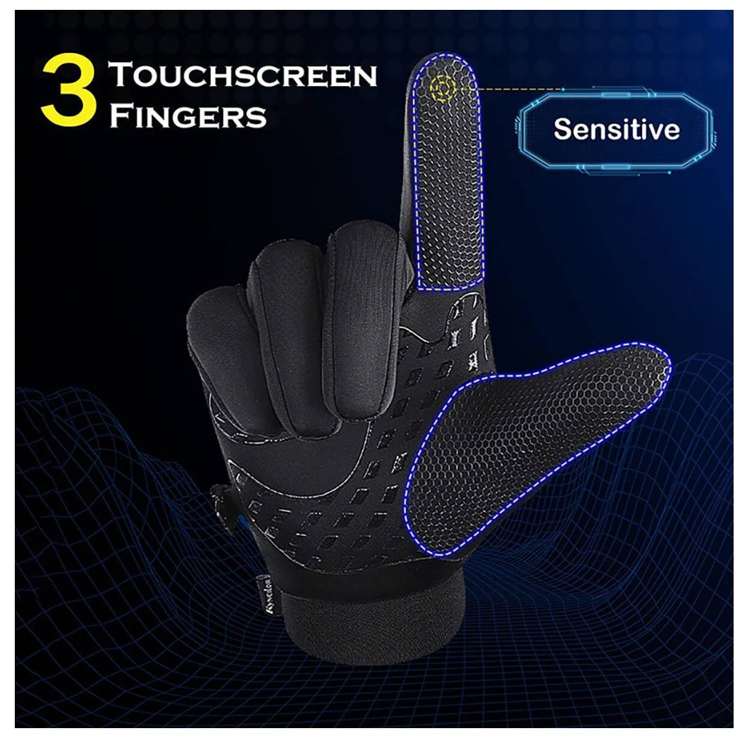 Full Fingerprint Riding Gloves Outdoor With Touch Screen - Solar Scooters - Image 7
