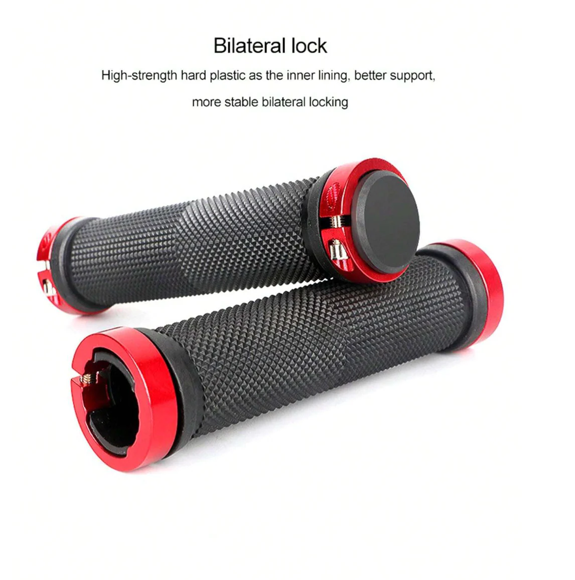 Handlebar Grips For Electric ScootersWith Aluminum Alloy Locking Collars Gold - Image 2