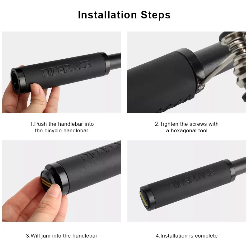 Leather Handlebar Ergonomic Design Grips Bilateral Lock-on - Solar Scooters - Image 5